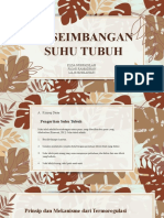 Keseimbangan Suhu Tubuh