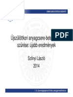 Újszülöttkori Anyagcserebetegségek Szűrése Újabb Eredmények Dr. Szőnyi László