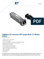 1000Base-EX Industrial SFP Single-Mode LC Module (40km) : TI-MGBS40 (v1.0R)