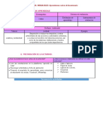 Yo Soy Única Sesion de Aprendizaje