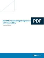 Dell Emc Openmanage Integration Version 1.0 With Servicenow: User'S Guide