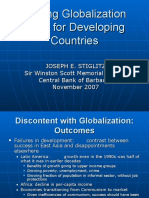 Making Globalization Work For Developing Countries