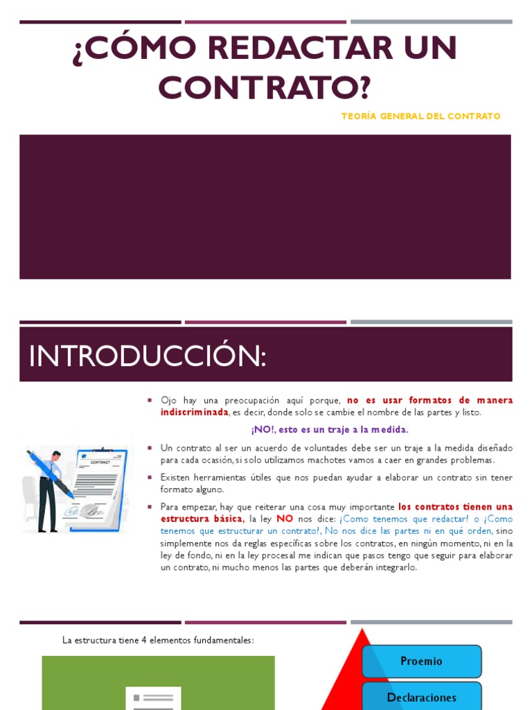 Cómo Redactar Un Contrato | PDF | Autenticación