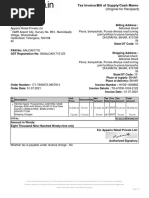 Tax Invoice/Bill of Supply/Cash Memo: (Original For Recipient)