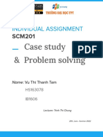 Individual Assignment: Case Study & Problem Solving