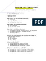 Quiz Livre de Formation BRVM