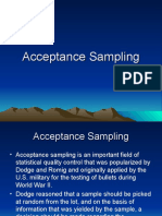 Acceptance Sampling