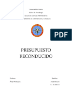 Presupuesto Reconducido