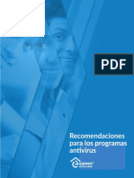 Recomendaciones para Los Programas Antivirus