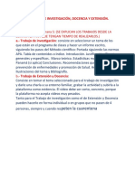 Trabajos de Investigacion Extension y Docencia. 2 7