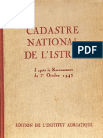 ISTRA Popis Stanovništva 1945. Cadastre National de L Istre 1945.