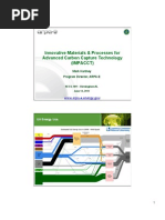 Innovative Materials & Processes For Advanced Carbon Capture Technology (Impacct)