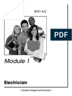  Module 01 Student Assignment Booklet - Electrician Module 1