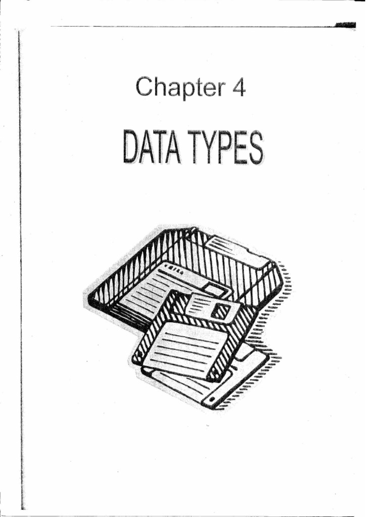 C4 - Data Types | PDF