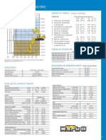 Especificaciones técnicas excavadora hidráulica SK210LC