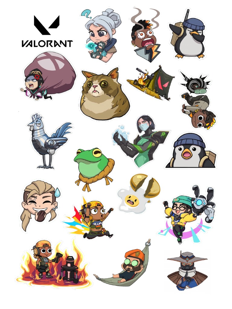 Valorant Stickers Copia PDF