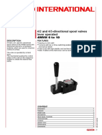 4/2 and 4/3-Directional Spool Valves Lever Operated 4WMH 6 To 10