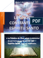 La Unción Constante Del Espíritu Santo