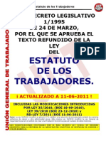 Estatuto de Los Trabajadores Actualizado 11 06 2011