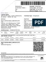 Bill To / Ship To:: Qty Gross Amount Discount Other Charges Taxable Amount CGST SGST/ Ugst Igst Cess Total Amount