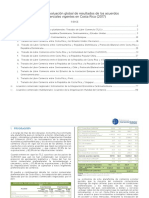 Informe de Evaluación Global de Resultados de Los Acuerdos Comerciales Vigentes en Costa Rica 2017