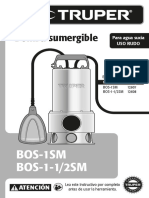 Bos-1Sm BOS-1-1/2SM: Bomba Sumergible