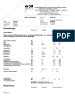 Hematología: Nombre: Numero