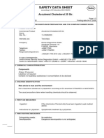 Safety Data Sheet: Accutrend Cholesterol 25 STR