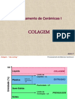 Processamento de Cerâmicas I COLAGEM 20-6-17