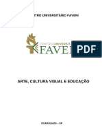 Arte Cultura Visual e Educação Apostila 1