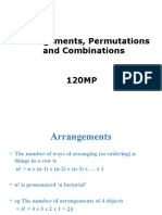 Arrangements, Permutations and Combinations Explained