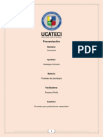 Síntesis # 7 Pruebas para Poblaciones Especiales.