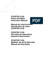 Manual. pH METRO. OHAUS Starter_3100_Instruction_Manual