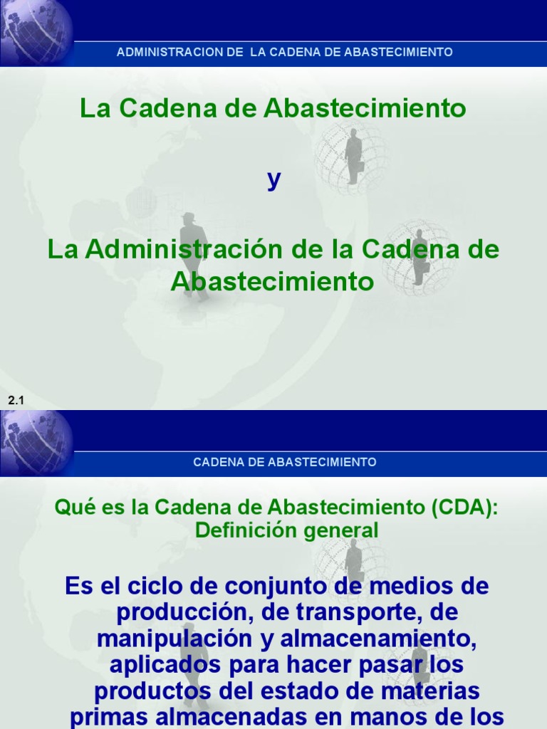 Guía Completa de la Cadena de Abastecimiento | PDF | Logística ...