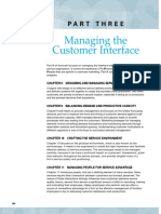 Managing The Customer Interface: Part Three