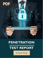 Penetration Test Report