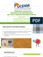 (Clase 4) Hemograma Completo (Recuento de RBC, Hto, HB Indices Eritrocitarios)