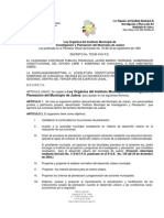 Ley Orgánica Del Instituto Municipal de Investigación y Planeación Del Municipio de Juárez