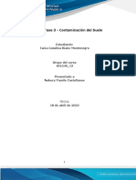 Contaminación del Suelo: Identificación de Características y Efectos Químicos