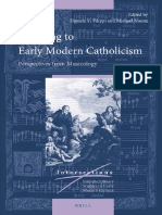 Listening To Early Modern Catholicism Perspectives From Musicology