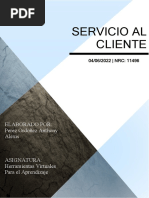 Servicio al Cliente