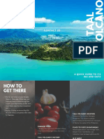 Taal Volcano Travel Brochure