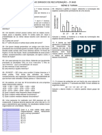 TD de Recuperação - 3º Ano