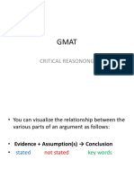 GMAT Critical Reasoning
