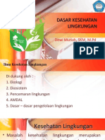 Dasar Kesehatan Lingkungan Ke - 1