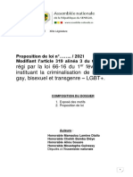 Dernière Version PROPOSITION DE LOI SUR LGBT M