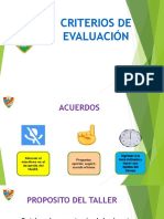 Criterios de Evaluación