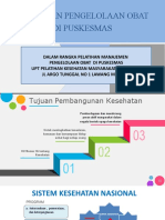 KEBIJAKAN PENGELOLAAN OBAT Di PKM Mei 2019