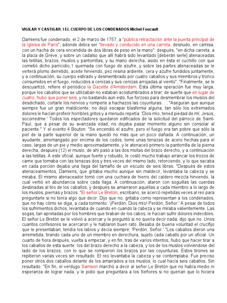 VIGILAR Y CASTIGAR, Michel Foucault PDF