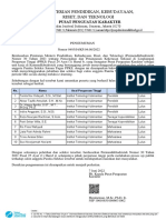 Puspeka - Pengumuman Hasil Seleksi Pelatihan Pansel